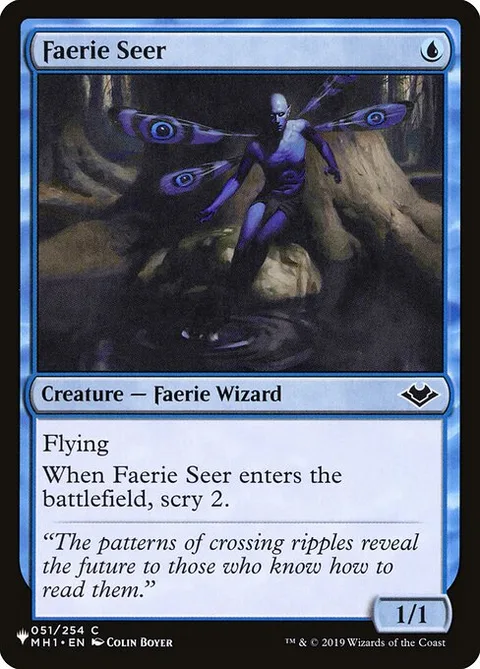 Faerie Seer, card MH1-51 from The List
