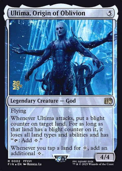 Ultima, Origin of Oblivion, card 2s from Final Fantasy Promos