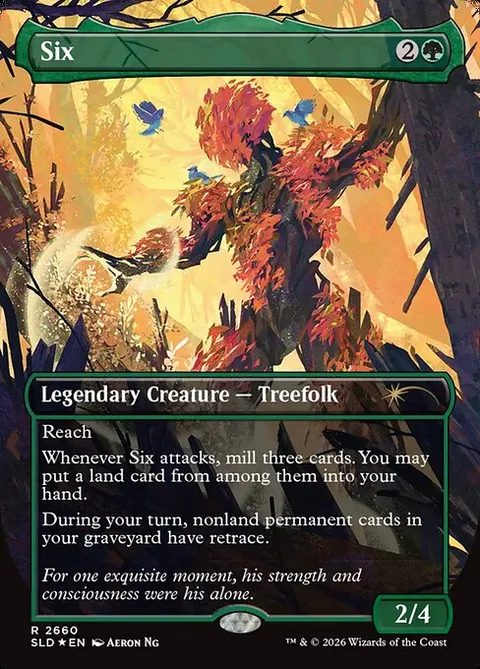 Six, carte 2660 de Secret Lair Drop