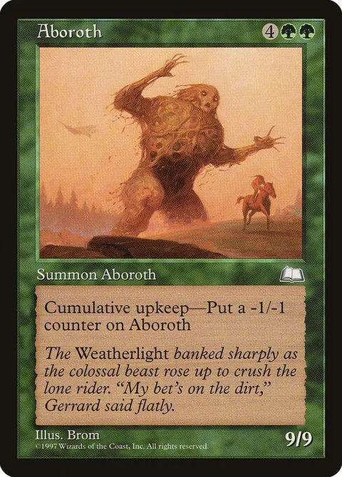 Aboroth, card 117 from Weatherlight