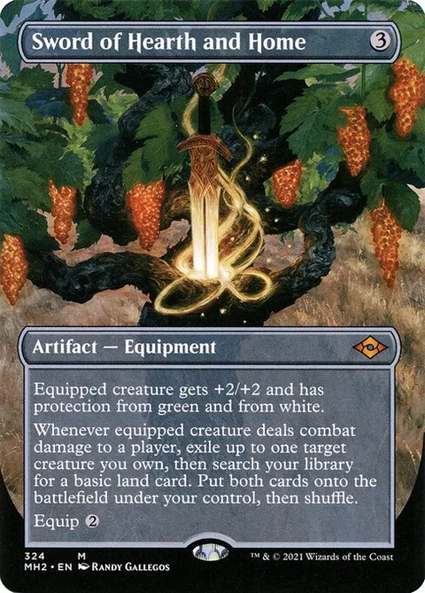 Sword of Hearth and Home, card 324 from Modern Horizons 2