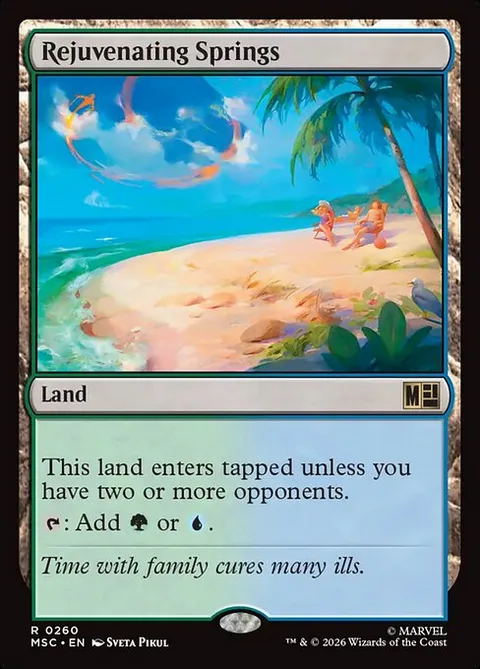 Rejuvenating Springs, carte 260 de Marvel Super Heroes Commander