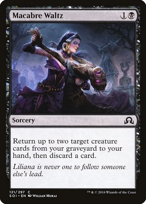 Macabre Waltz, carte 121 de Shadows over Innistrad