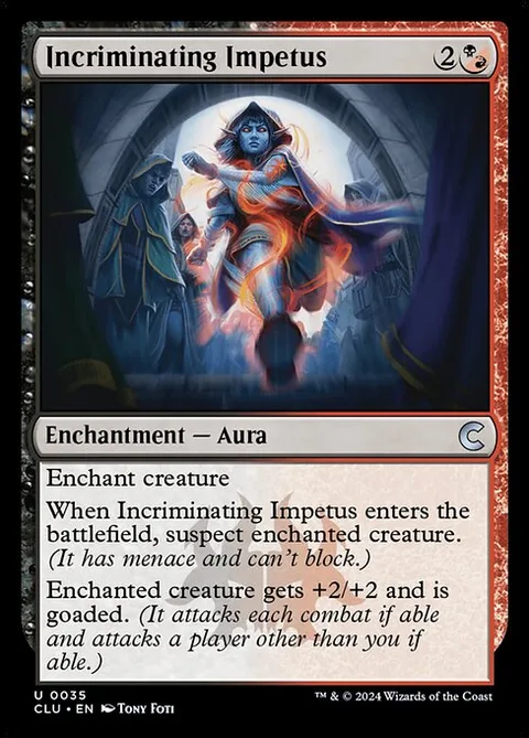 Incriminating Impetus, card 35 from Ravnica: Clue Edition