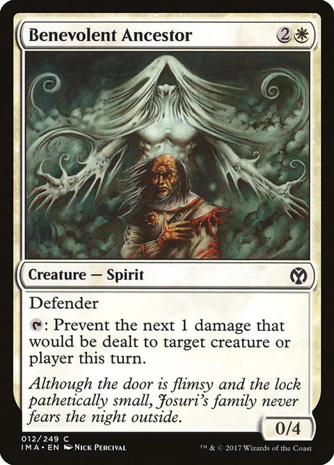 Benevolent Ancestor, card 12 from Iconic Masters