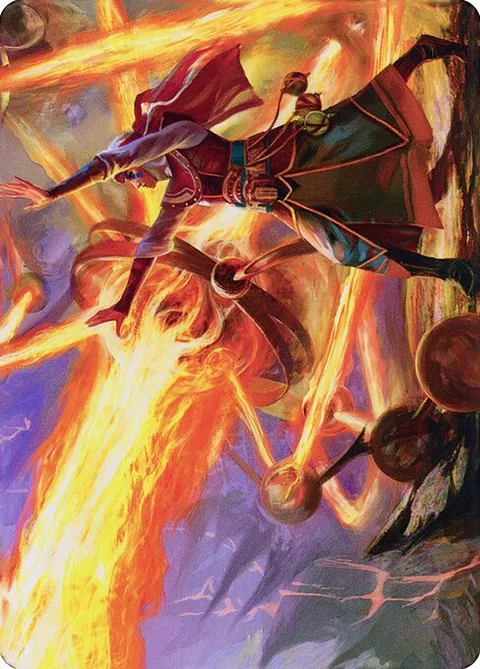 Ghitu Amplifier // Ghitu Amplifier, carte 32 de Dominaria United Art Series