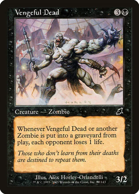 Vengeful Dead, card 80 from Scourge