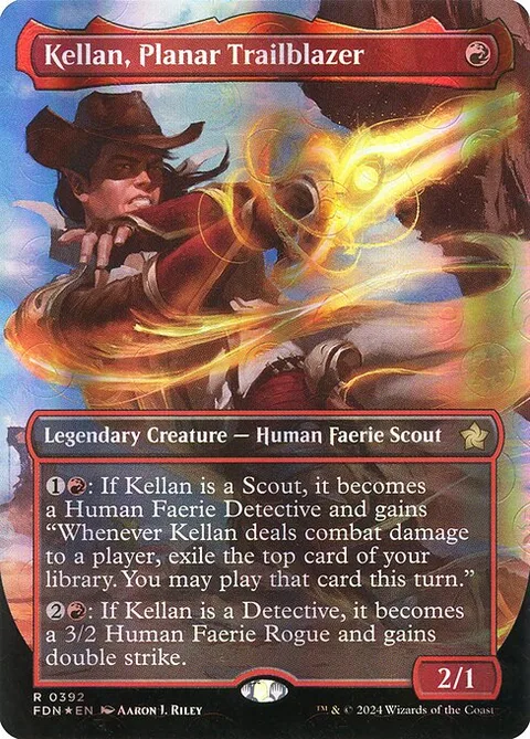 Kellan, Planar Trailblazer, card 392 from Foundations