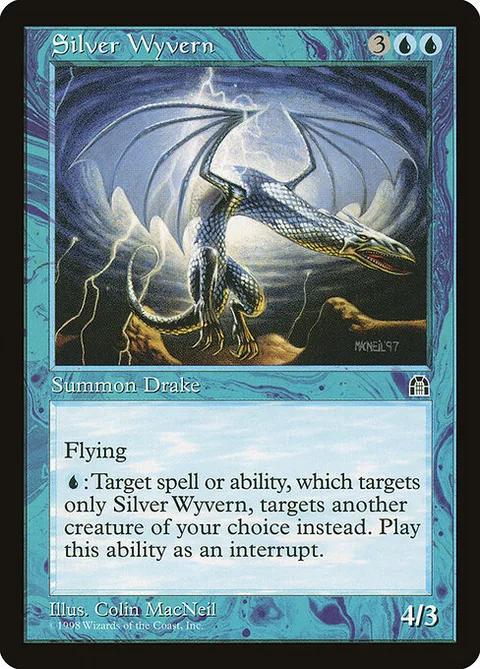 Silver Wyvern, card 43 from Stronghold