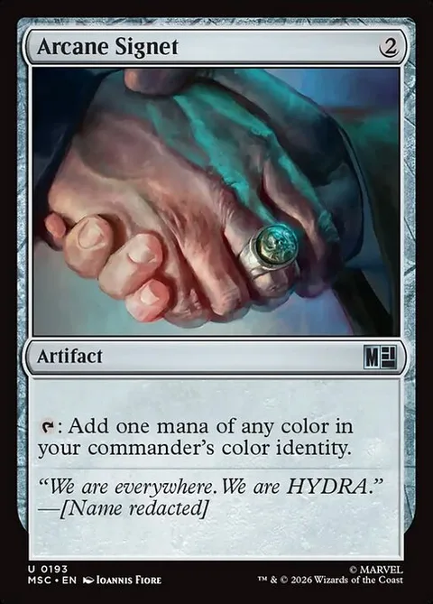 Arcane Signet, carte 193 de Marvel Super Heroes Commander