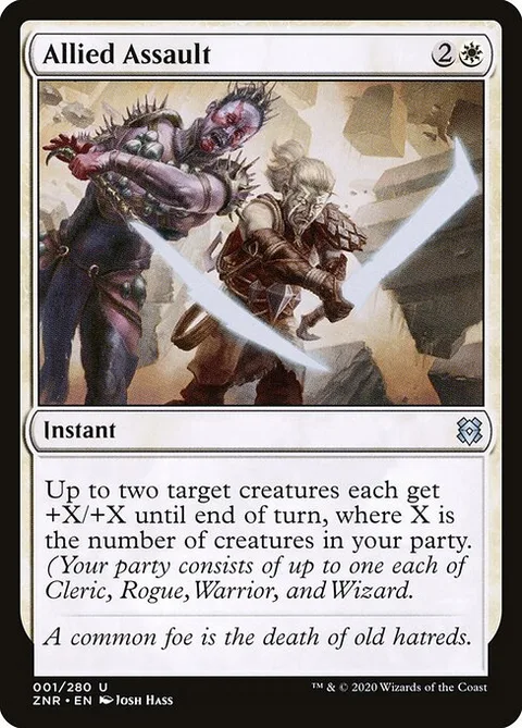 Allied Assault, carte 1 de Zendikar Rising