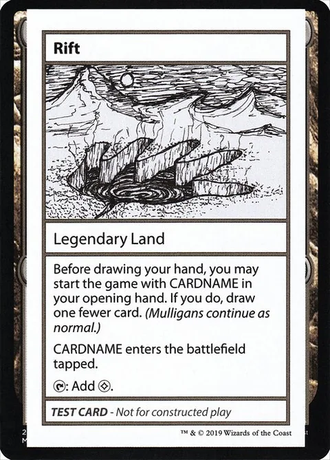 Rift, carte 119 de Mystery Booster Playtest Cards 2021