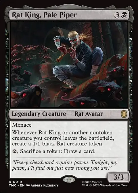 Rat King, Pale Piper, card 19 from Teenage Mutant Ninja Turtles Eternal