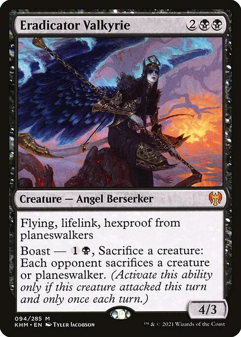 Eradicator Valkyrie, carte 94 de Kaldheim