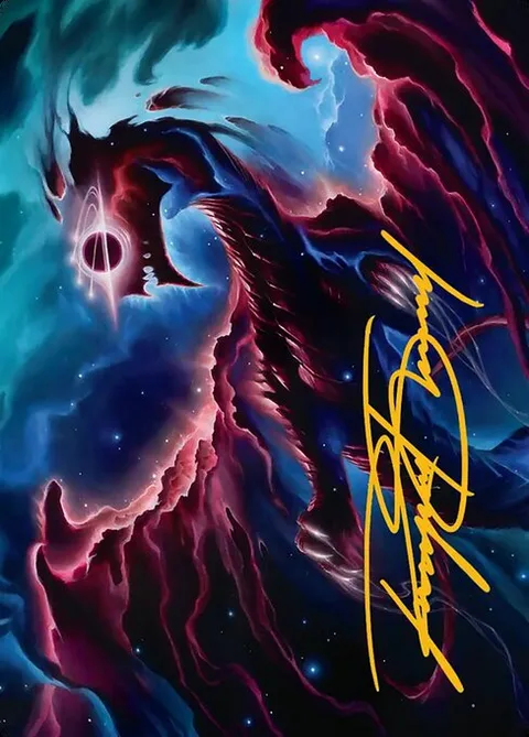 Nova Hellkite // Nova Hellkite, card 18 from Edge of Eternities Art Series