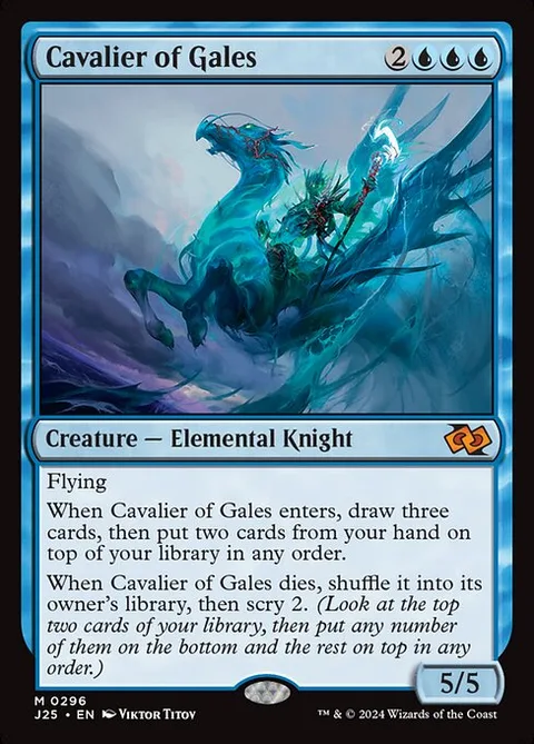 Cavalier of Gales, card 296 from Foundations Jumpstart