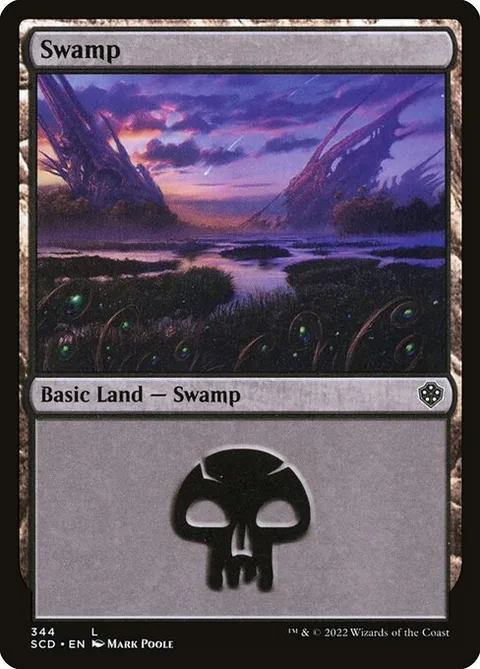 Swamp, card 344 from Starter Commander Decks