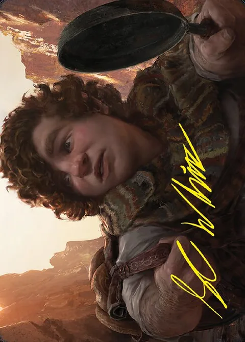 Sam, Loyal Attendant // Sam, Loyal Attendant, carte 58 de Tales of Middle-earth Art Series