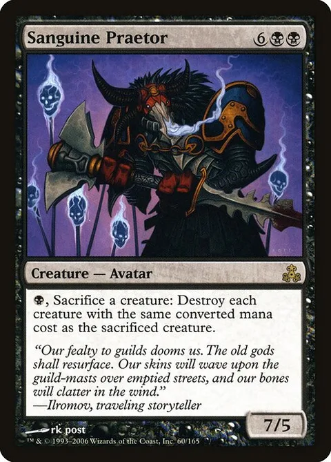 Sanguine Praetor, carte 60 de Guildpact