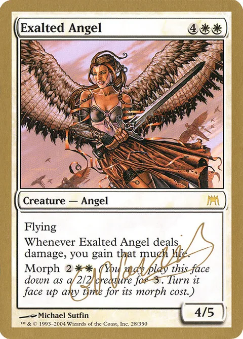 Exalted Angel, carte gn28 de World Championship Decks 2004