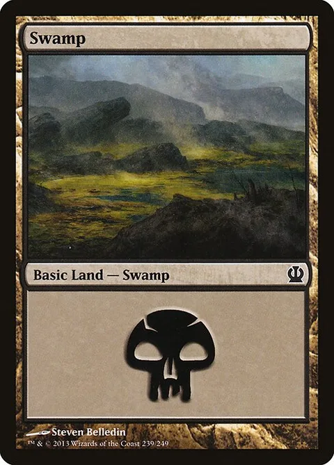 Swamp, card 239 from Theros