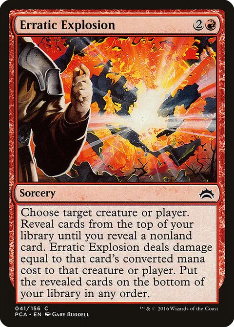 Erratic Explosion, card 41 from Planechase Anthology
