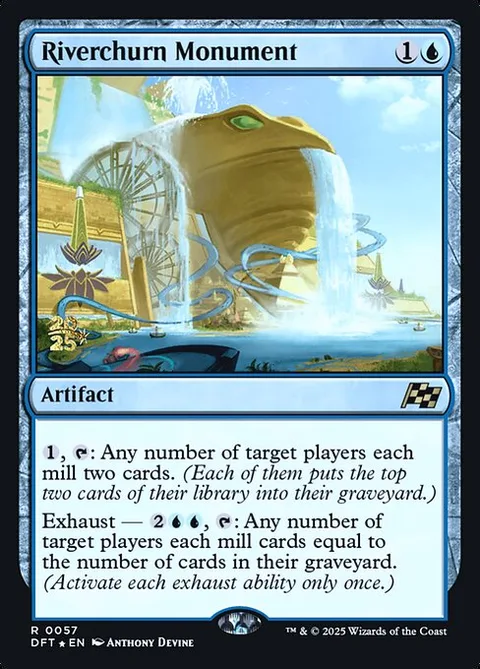 Riverchurn Monument, card 57s from Aetherdrift Promos