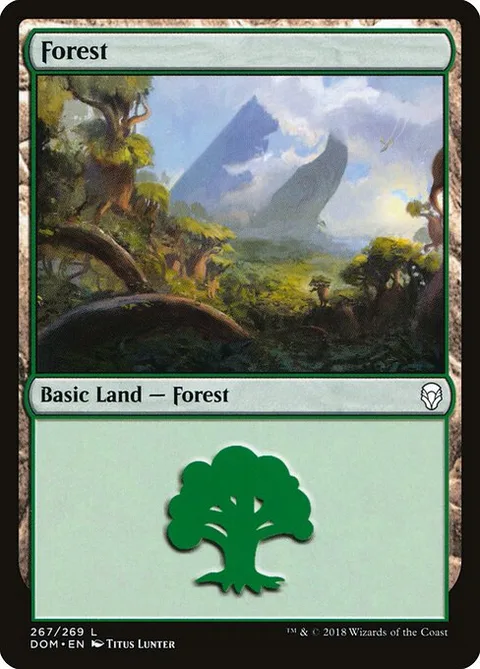 Forest, carte 267 de Dominaria