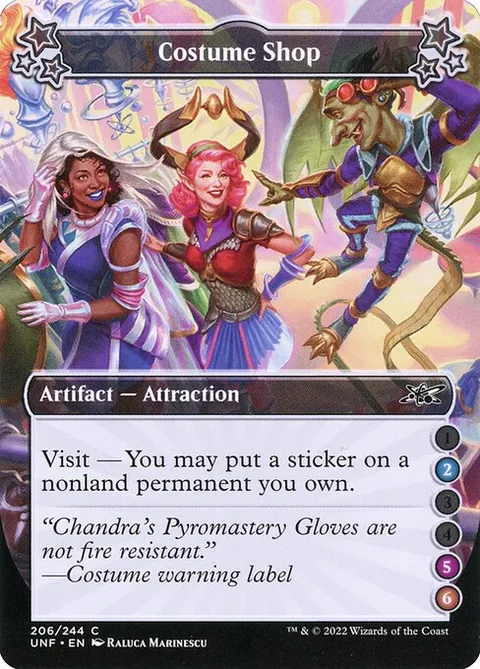 Costume Shop, card 206c from Unfinity