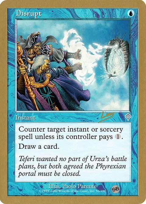 Disrupt, card rl51sb from World Championship Decks 2002