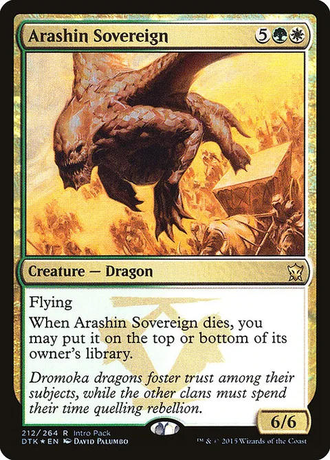 Arashin Sovereign, carte 212 de Dragons of Tarkir Promos