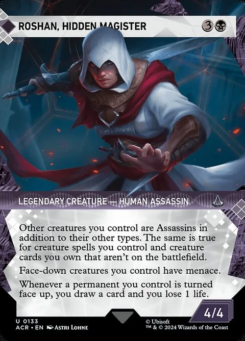 Roshan, Hidden Magister, card 133 from Assassin's Creed