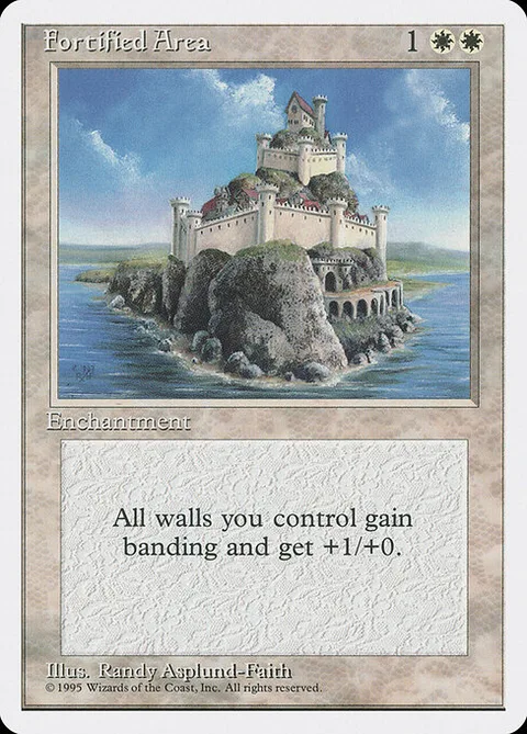 Fortified Area, card 26 from Fourth Edition