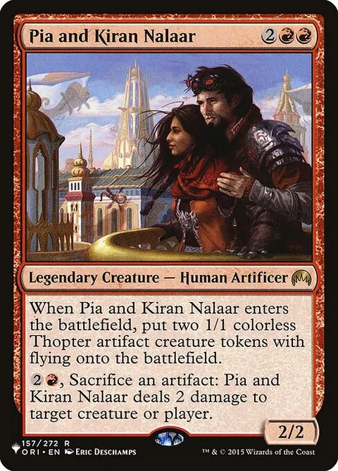 Pia and Kiran Nalaar, carte ORI-157 de The List