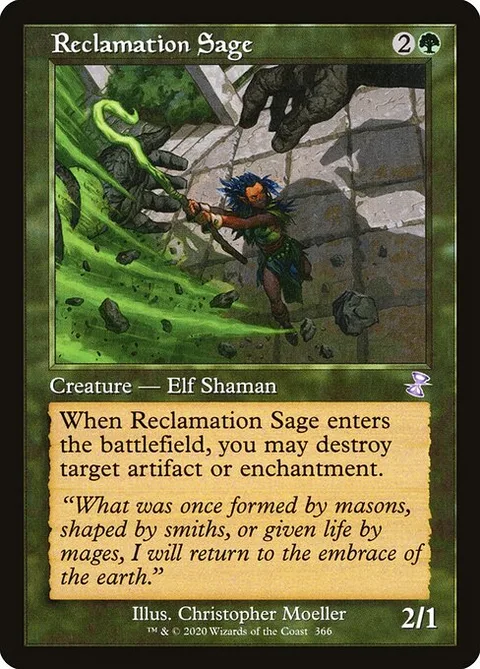 Reclamation Sage, card 366 from Time Spiral Remastered
