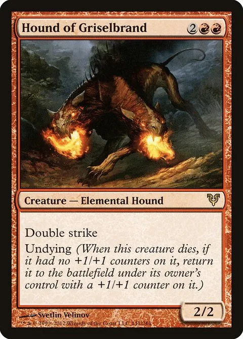 Hound of Griselbrand, card 141 from Avacyn Restored