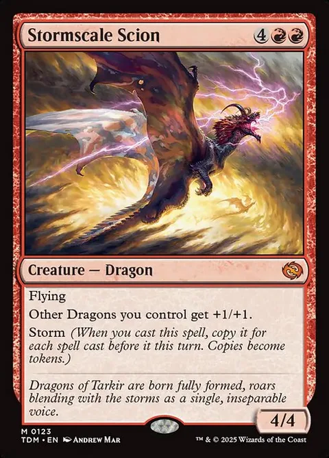Stormscale Scion, carte 123 de Tarkir: Dragonstorm