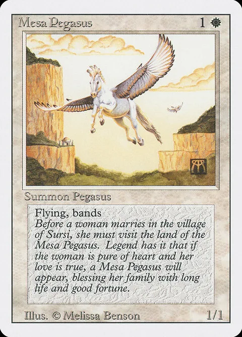 Mesa Pegasus, card 28 from Revised Edition