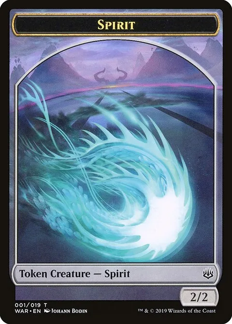 Spirit, card 1 from War of the Spark Tokens