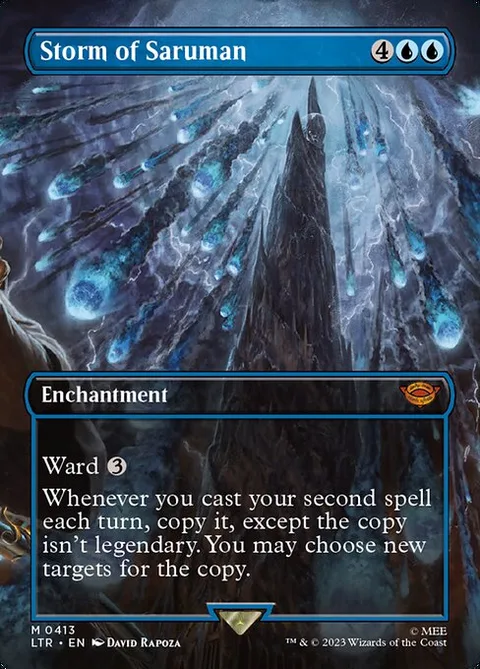 Storm of Saruman, card 413 from The Lord of the Rings: Tales of Middle-earth