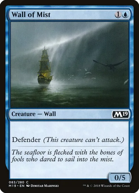 Wall of Mist, carte 83 de Core Set 2019