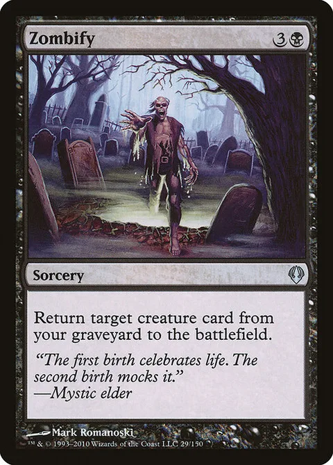 Zombify, carte 29 de Archenemy