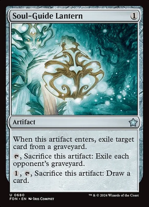 Soul-Guide Lantern, card 680 from Foundations