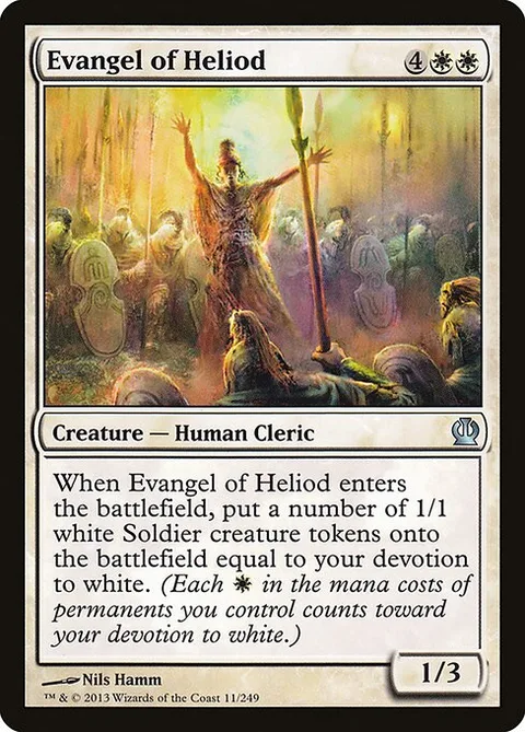 Evangel of Heliod, card 11 from Theros