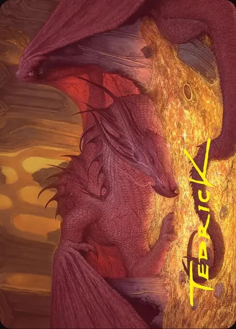 Smaug the Magnificent // Smaug the Magnificent, carte 43 de The Hobbit Art Series