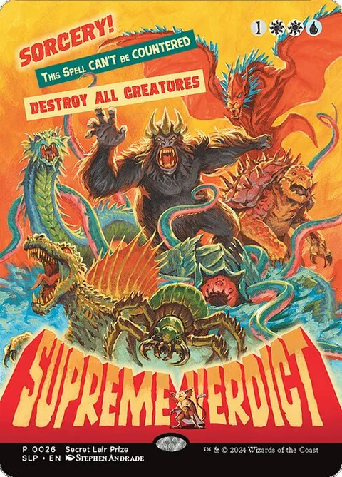 Supreme Verdict, card 26 from Secret Lair Promo