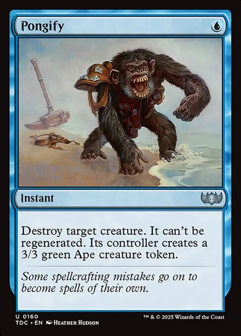 Pongify, card 160 from Tarkir: Dragonstorm Commander