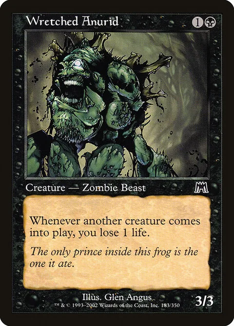 Wretched Anurid, carte 183 de Onslaught