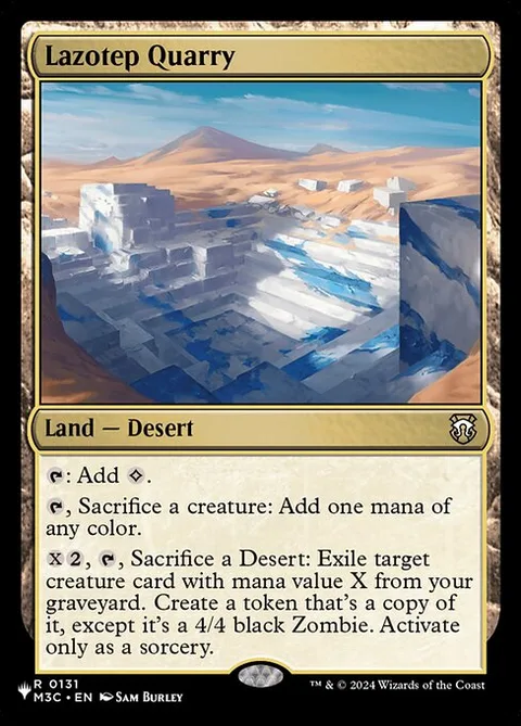 Lazotep Quarry, card M3C-131 from The List