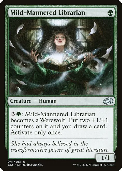 Mild-Mannered Librarian, card 41 from Jumpstart 2022